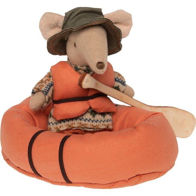 Hiking Mouse in Rubber Boat - Dolls - 1