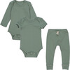 3 Piece Baby Set, Sage - Mixed Apparel Set - 1 - thumbnail