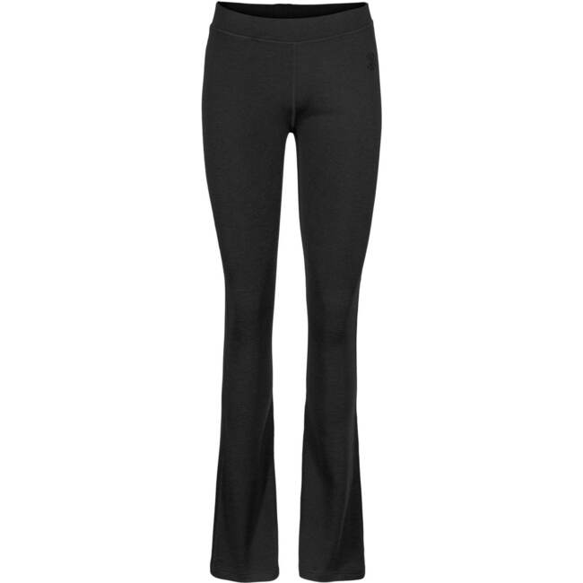 Women's Merino Wool Trouser Flair, Black