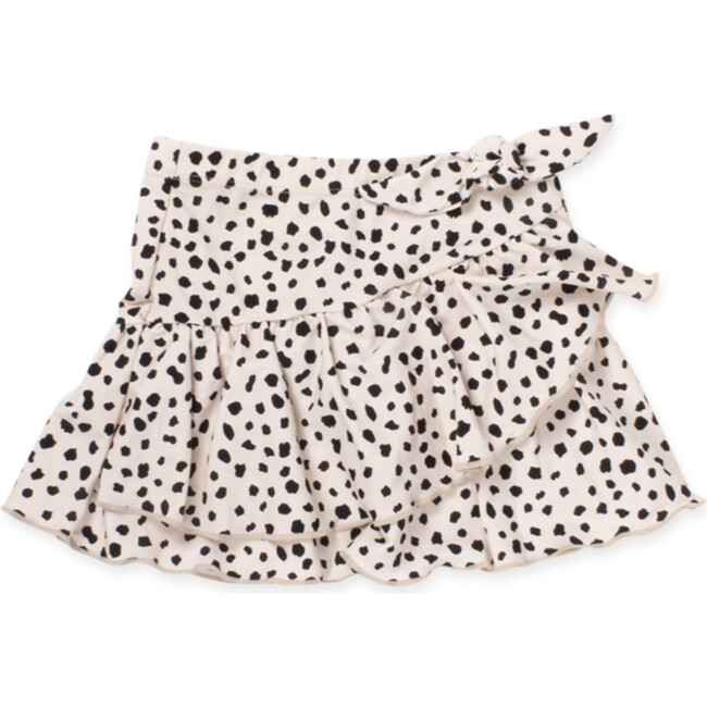 Ruffle Skirt, Dalmatian Leopard