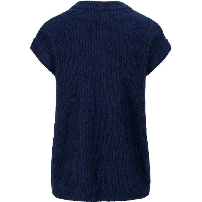 Mohair Vest Kids, Navy