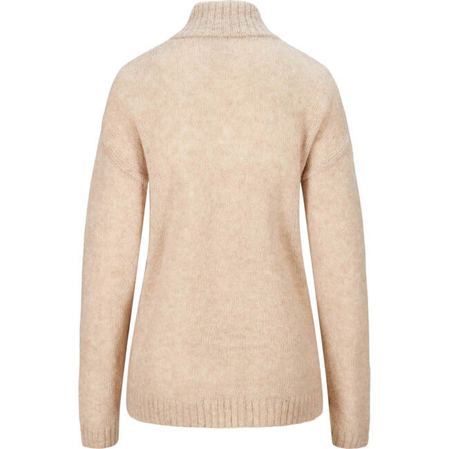 Mohair Jumper High Neck Kids, Beige