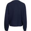 Women's Cashmere Jumper, Navy - Sweaters - 3 - thumbnail