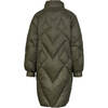 Women's Coma Down Coat, Olive Green - Jackets - 3