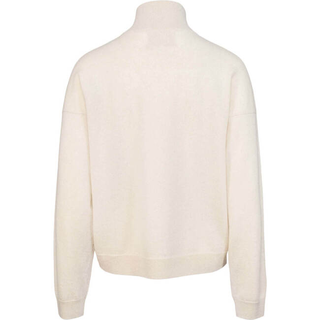 Women's Cashmere Jumper High Beck, Ivory - Sweaters - 3