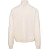 Women's Cashmere Jumper High Beck, Ivory - Sweaters - 3