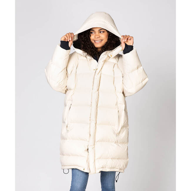 Women's Canis Down Coat, French Oak - Jackets - 3