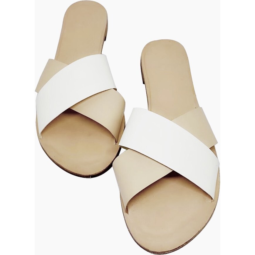 Women's Vosges Sandal, White/natural - Sandals - 1