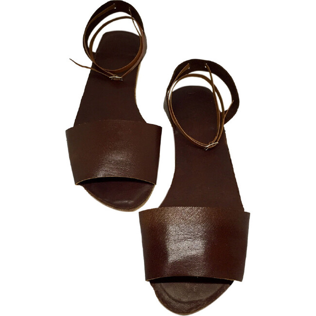 Women's Menorquina Sandal, Chocolate - Sandals - 1