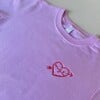 Heart Bow + Arrow Classic Crewneck Fleece, Pink - Sweatshirts - 2