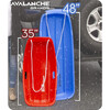 48" Toboggan Snow Sled, Blue - Sleds - 4