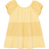 Bunny Applique Dress, Yellow - Dresses - 2