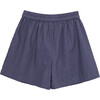 Embroidered Shorts, Navy - Shorts - 2