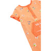 Skateboarding Puppies Romper, Coral - Rompers - 3 - thumbnail