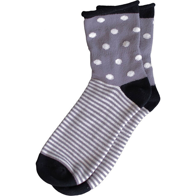 Women's Thin Rolled Fleece Socks