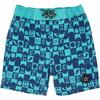 Retro Surf Boardshort, Aqua - Swim Trunks - 1 - thumbnail