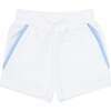 Boys French Terry Short, White - Shorts - 1 - thumbnail