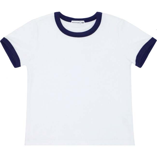 Unisex French Terry Camp Tee, White