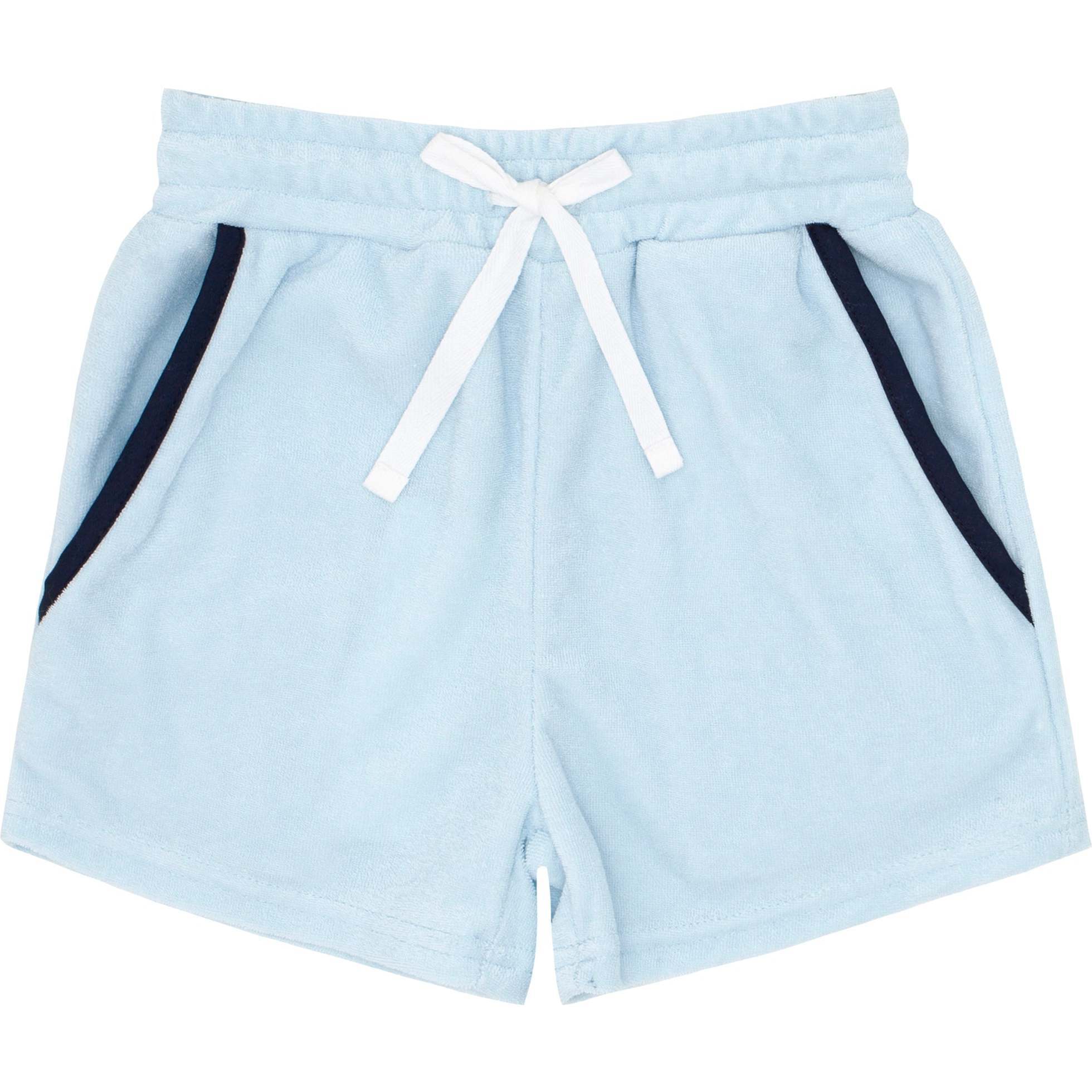 Boys French Terry Short, Blue - Shorts - 1