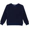 Unisex French Terry Sweatshirt, Navy - Sweatshirts - 1 - thumbnail
