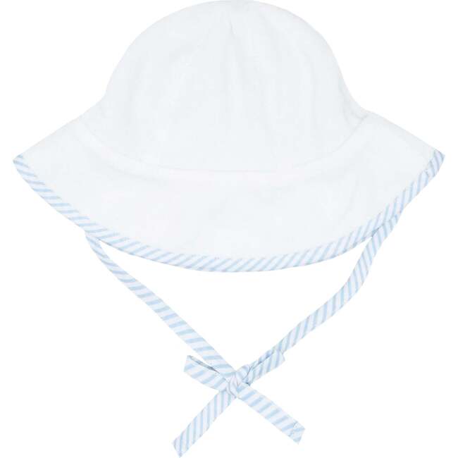 Baby French Terry Sunhat, White - Hats - 1
