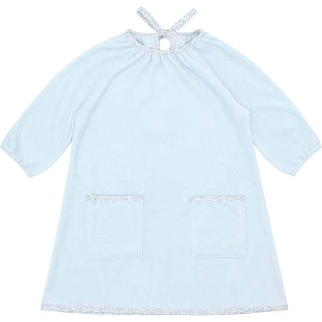 Girls French Terry Dress, Blue
