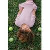 Girls French Terry Dress, Pink - Cover-Ups - 3