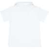 Boys French Terry Polo Shirt, White - Polo Shirts - 4