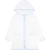 Unisex French Terry Hooded Coverup, White - Cover-Ups - 1 - thumbnail