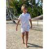 Boys French Terry Polo Shirt, White - Polo Shirts - 5