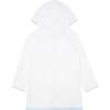 Unisex French Terry Hooded Coverup, White - Cover-Ups - 5