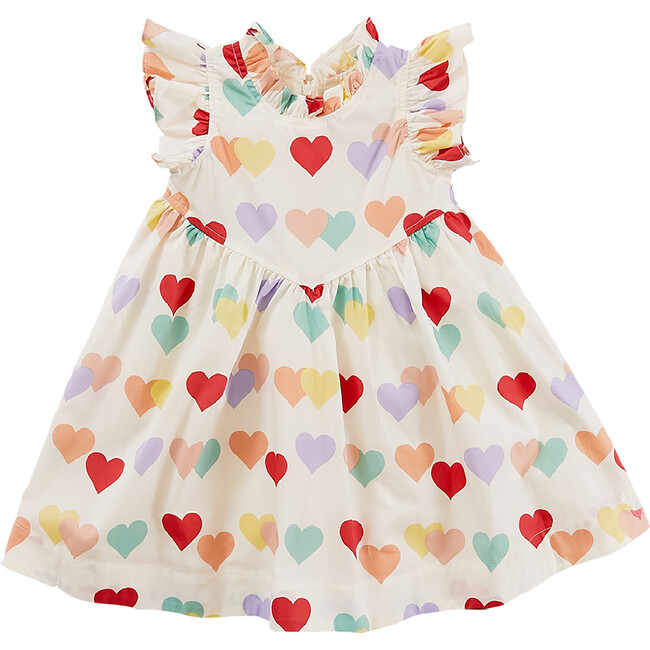 Jennifer Dress, Multi Hearts - Dresses - 1