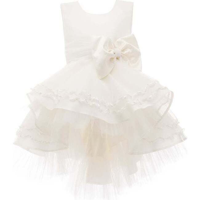 Vasona Bow Dress, Cream