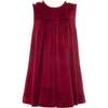 Sleeveless Bow Dress, Red - Dresses - 1 - thumbnail