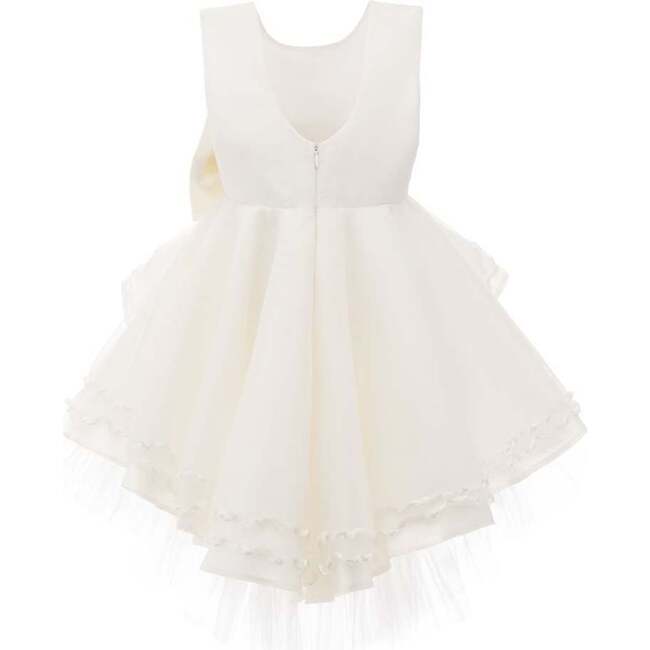 Vasona Bow Dress, Cream