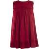 Sleeveless Bow Dress, Red - Dresses - 2