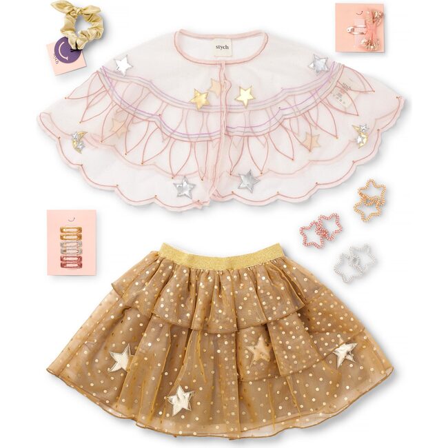 Luxe Party Sparkle Star Dress Up Gift Box - Mixed Gift Set - 1
