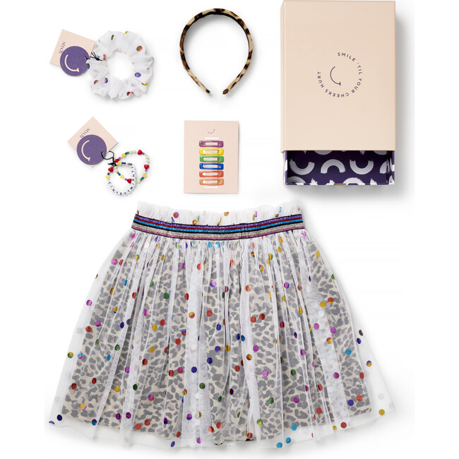Rainbow Gem Leopard Skirt Gift Box