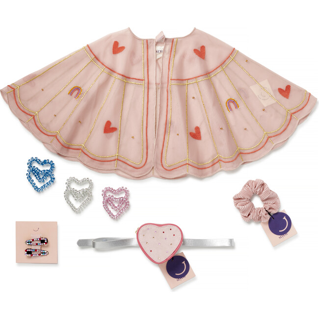 Valentine Heart Cape & Bag Dress Up Gift Box - Mixed Gift Set - 1