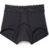 Women's Emily Shortie Period Panty, Black - Period Underwear - 1 - thumbnail