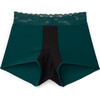 Women's Emily Shortie Period Panty, Dark Green - Period Underwear - 2