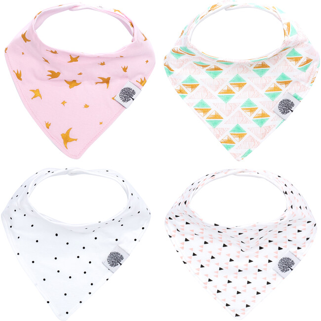 Blush Bandana Bib Set - Bibs - 1