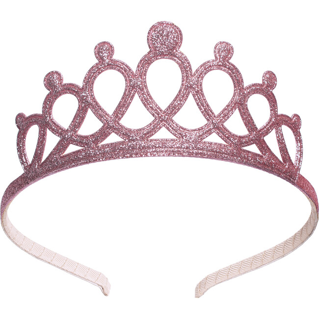 Pink Tiara Headband, Pink - Hair Accessories - 1