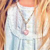 Rose Quartz Gem Chain Necklace - Necklaces - 2