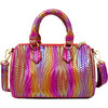 Mermaid Scale Duffle Handbag, Pink - Bags - 1 - thumbnail