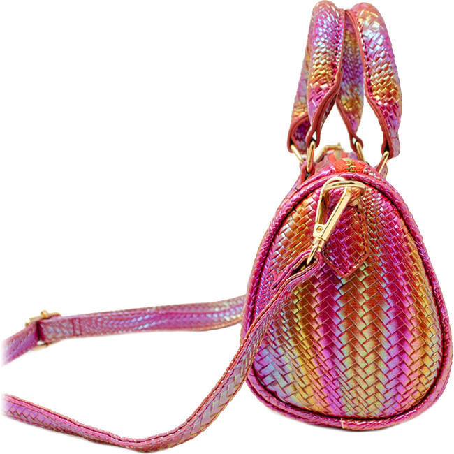 Mermaid Scale Duffle Handbag, Pink