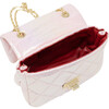Classic Quilted Mini Handbag, Pearl - Bags - 3