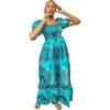 Women's Rachel Dress, Turquoise - Dresses - 1 - thumbnail