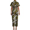 Women's Utility Jumpsuit, Leaf - Rompers - 3