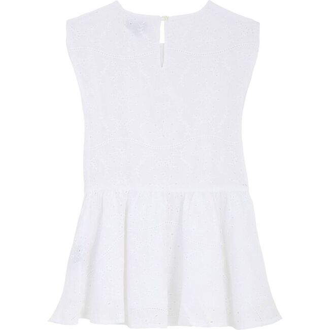 Broderie Anglais Gustavia Coverup Dress, White